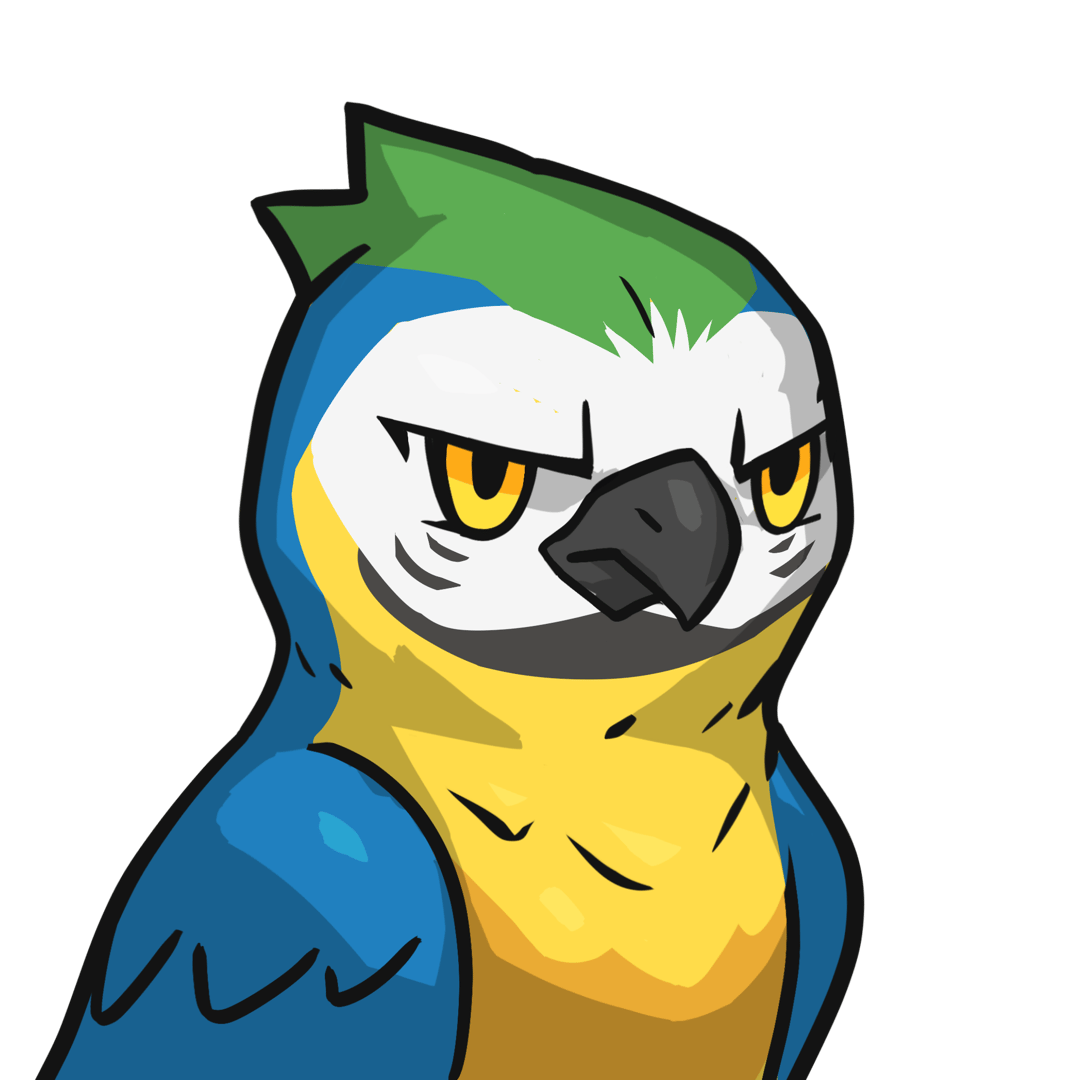 ［Locked］Narukami-Blue-and-white macaw #00010