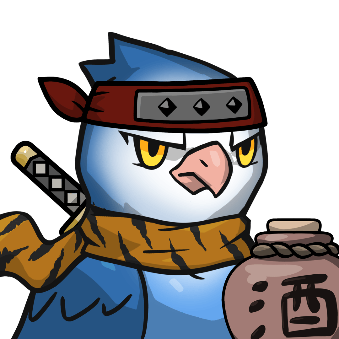 Narukami-Rosy-faced lovebird(blue) #10480