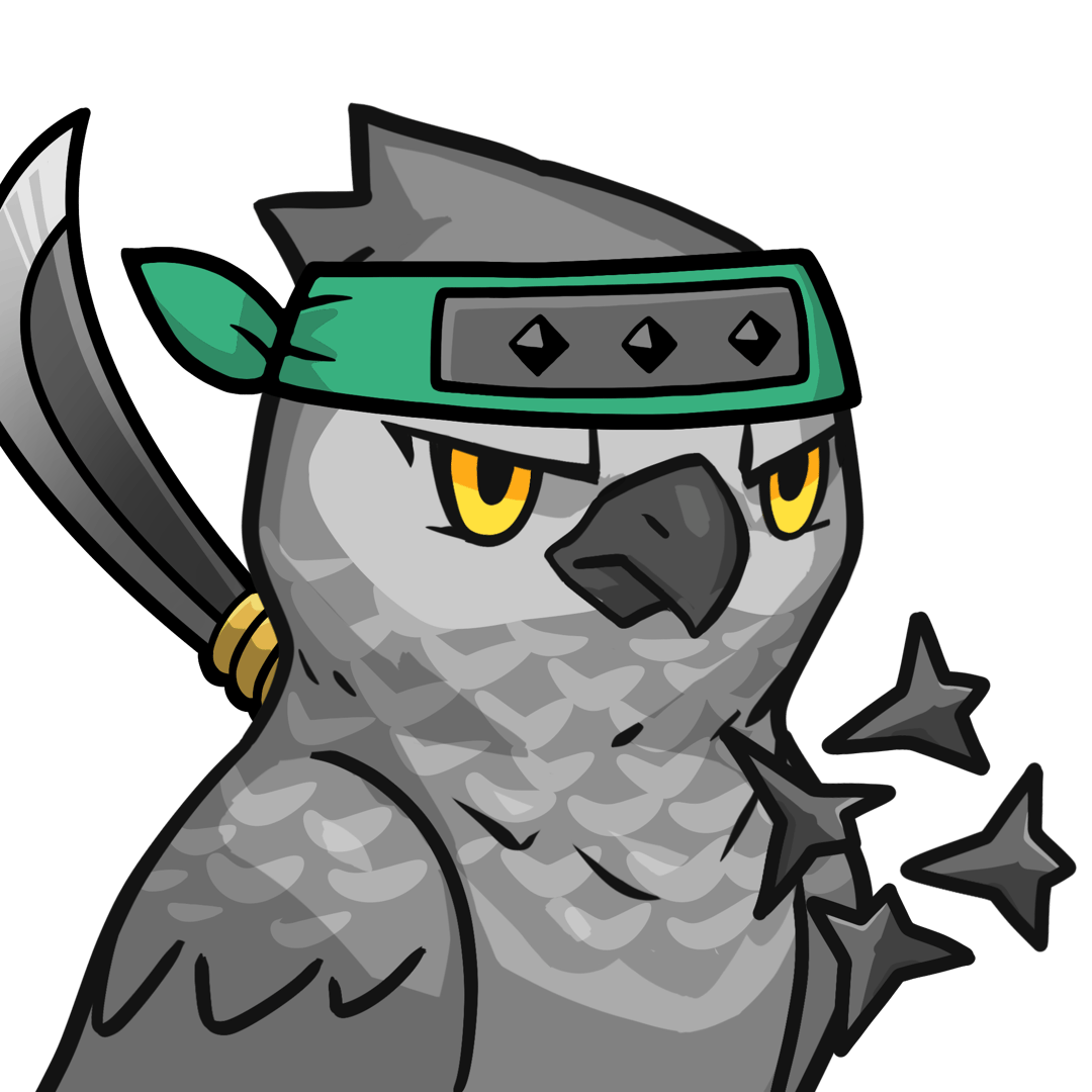 Narukami-Grey parrot #10659
