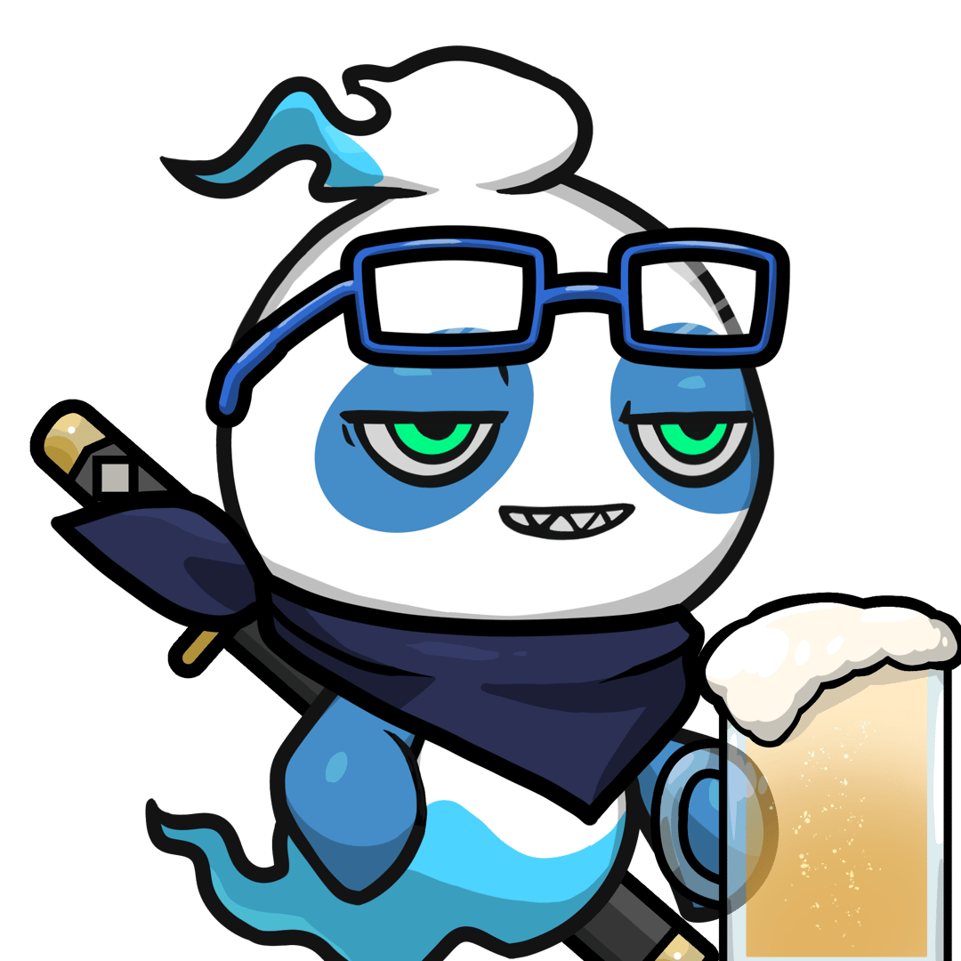 Mitama-Blue panda #10751