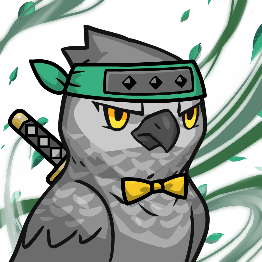 Narukami-Grey parrot #10786