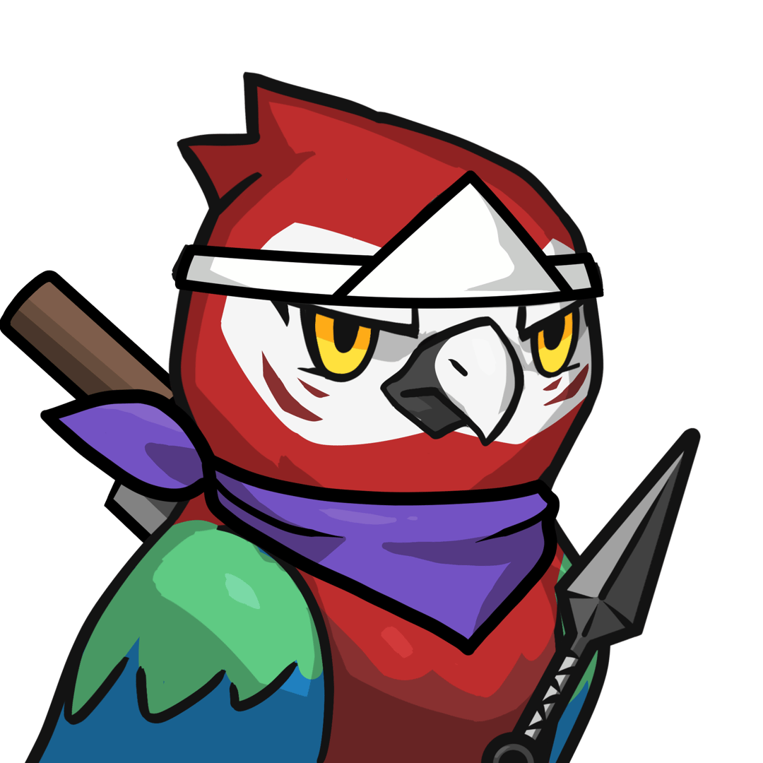Narukami-Scarlet macaw #10907