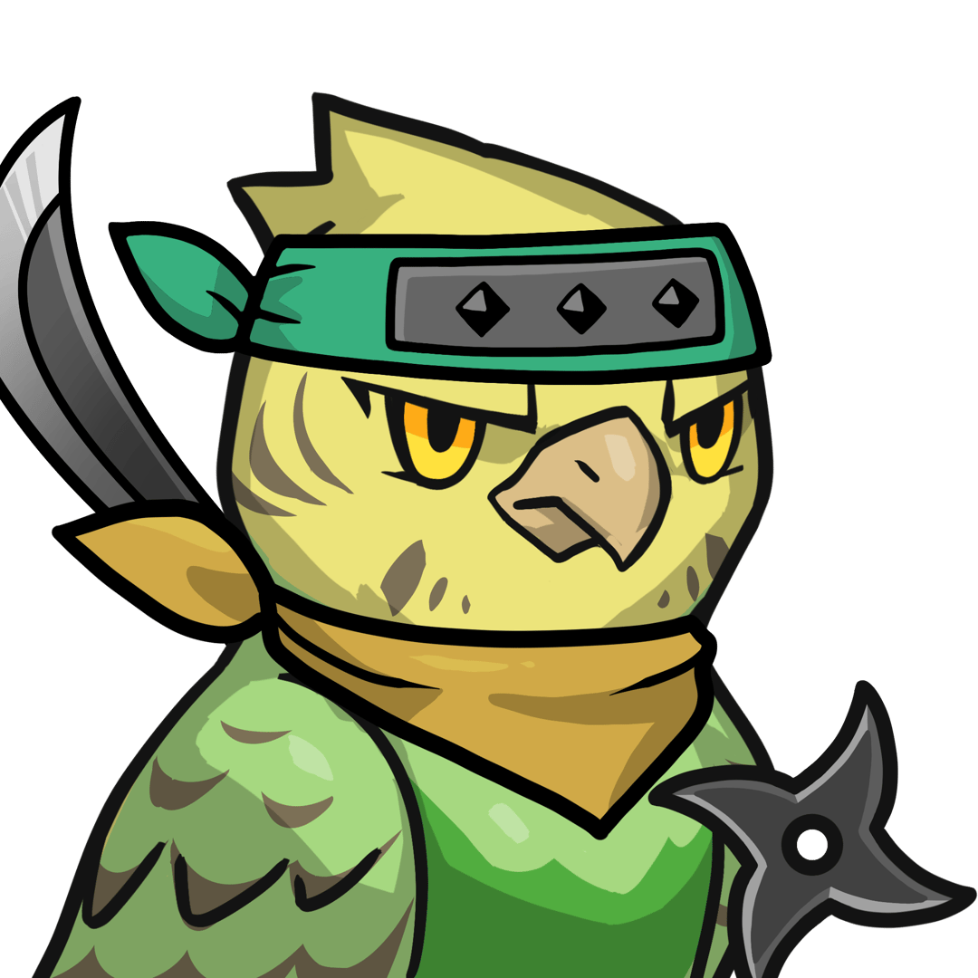 Narukami-Yellow budgie #11042