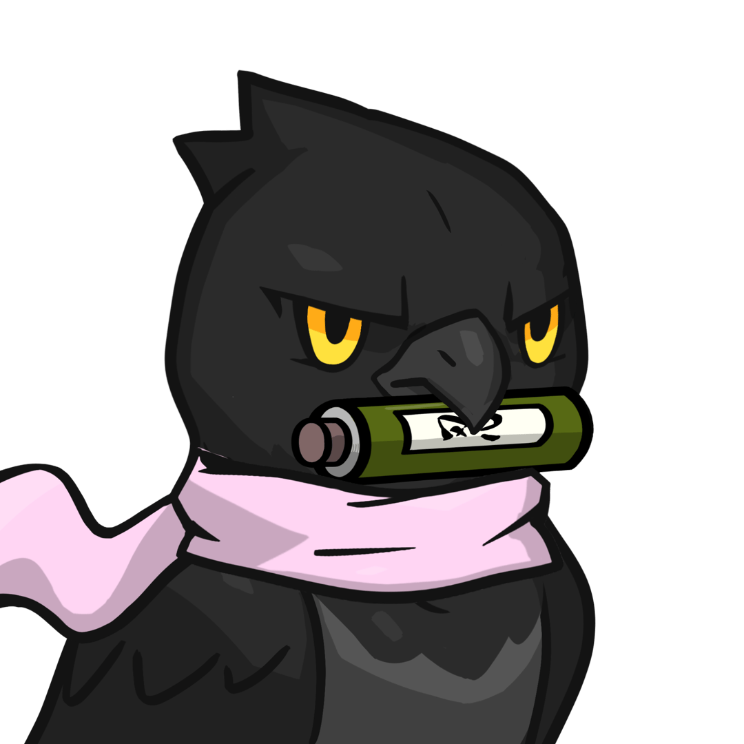 Narukami-Crow(scroll) #11266