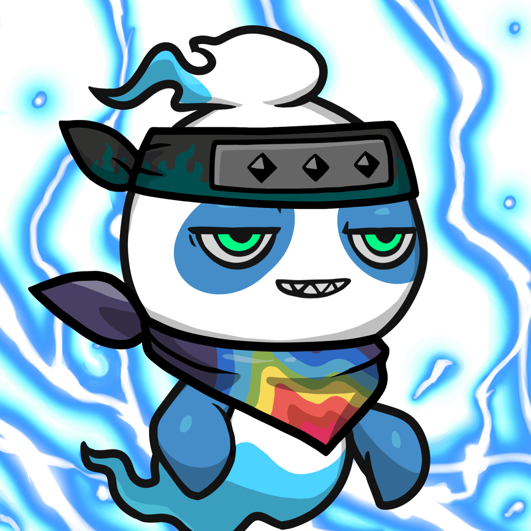 Mitama-Blue panda #11646