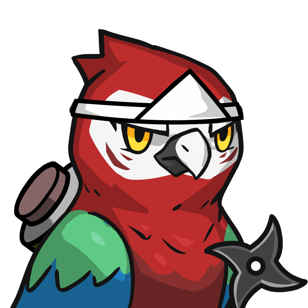 Narukami-Scarlet macaw #12201