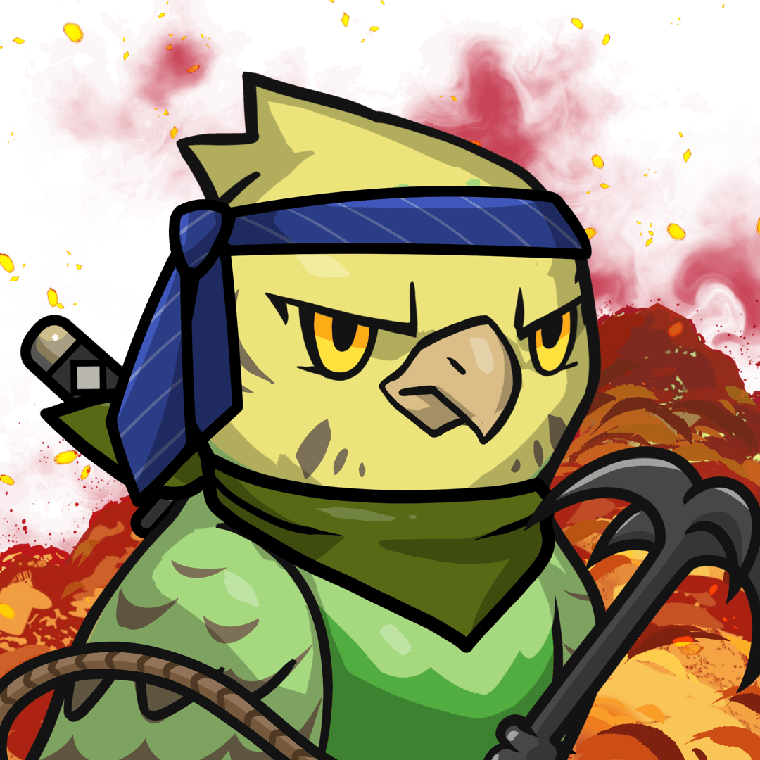 Narukami-Yellow budgie #12300