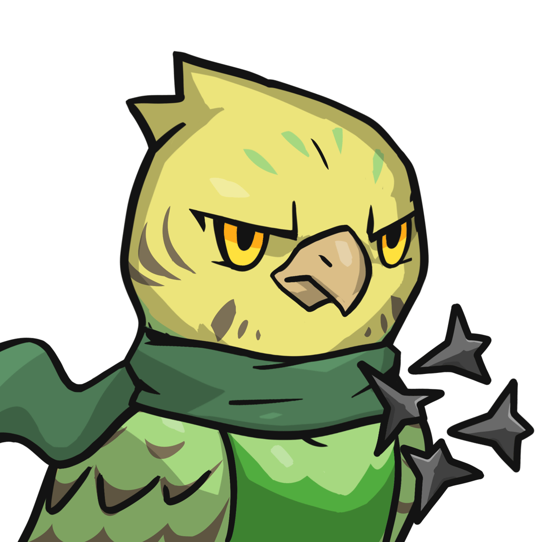 Narukami-Yellow budgie #12340