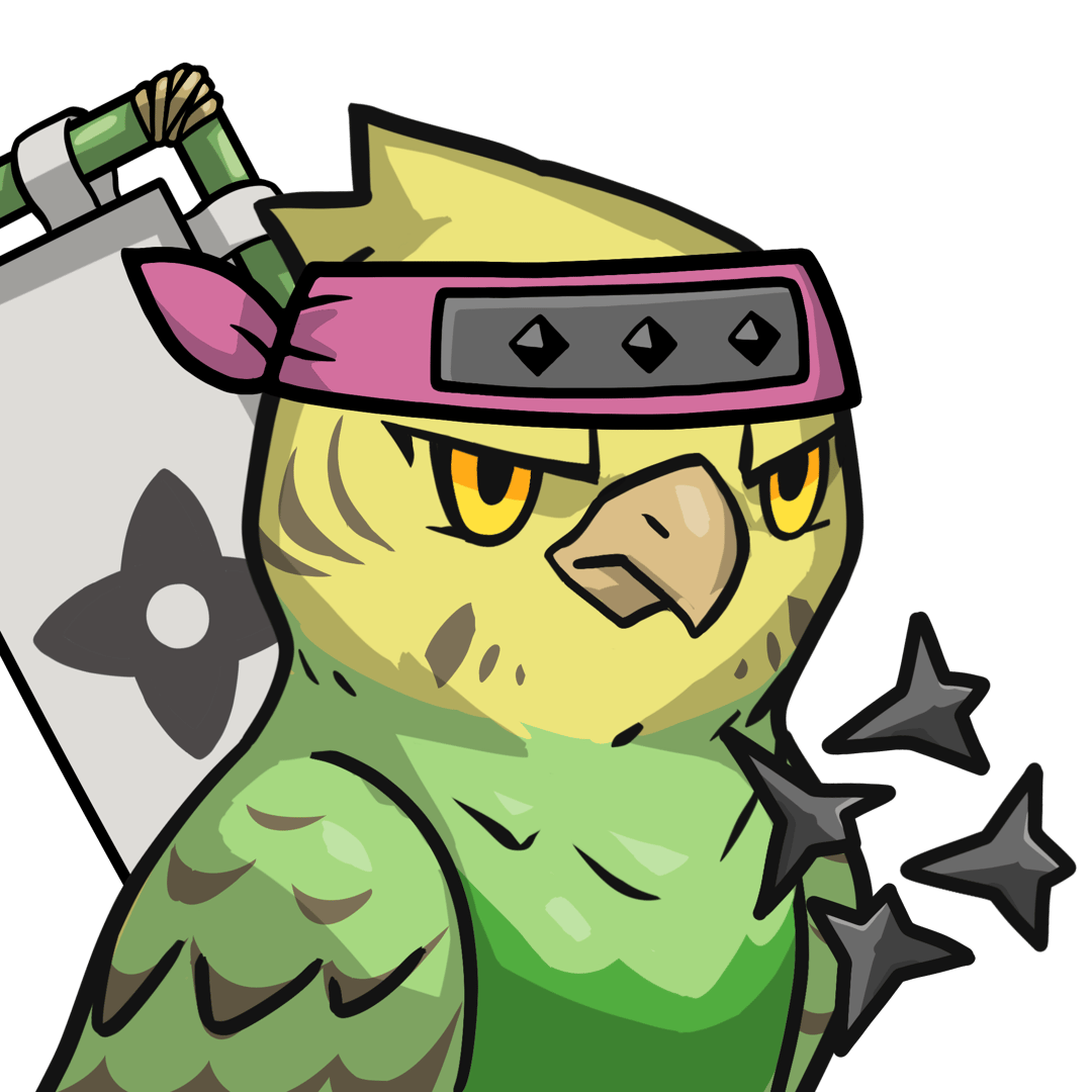 Narukami-Yellow budgie #12387