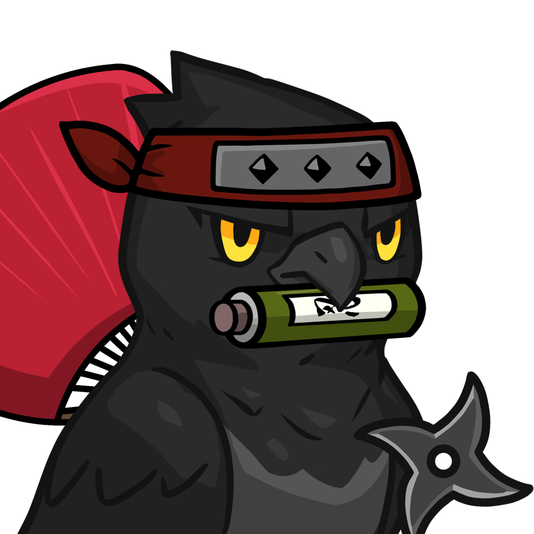 Narukami-Crow(scroll) #12532