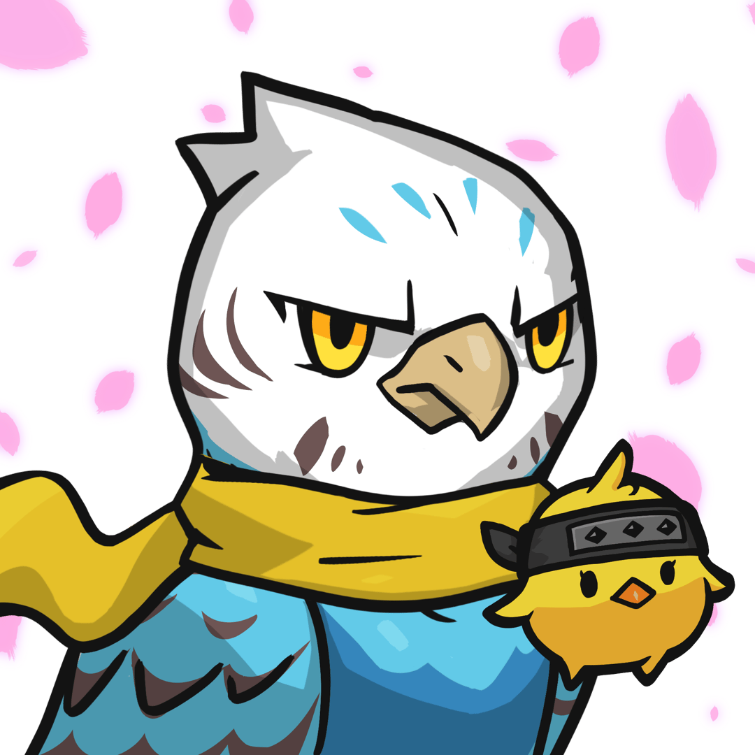 Narukami-Blue budgie #12660