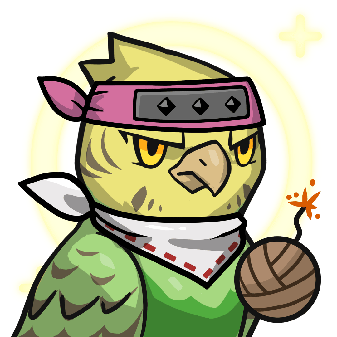 Narukami-Yellow budgie #01487