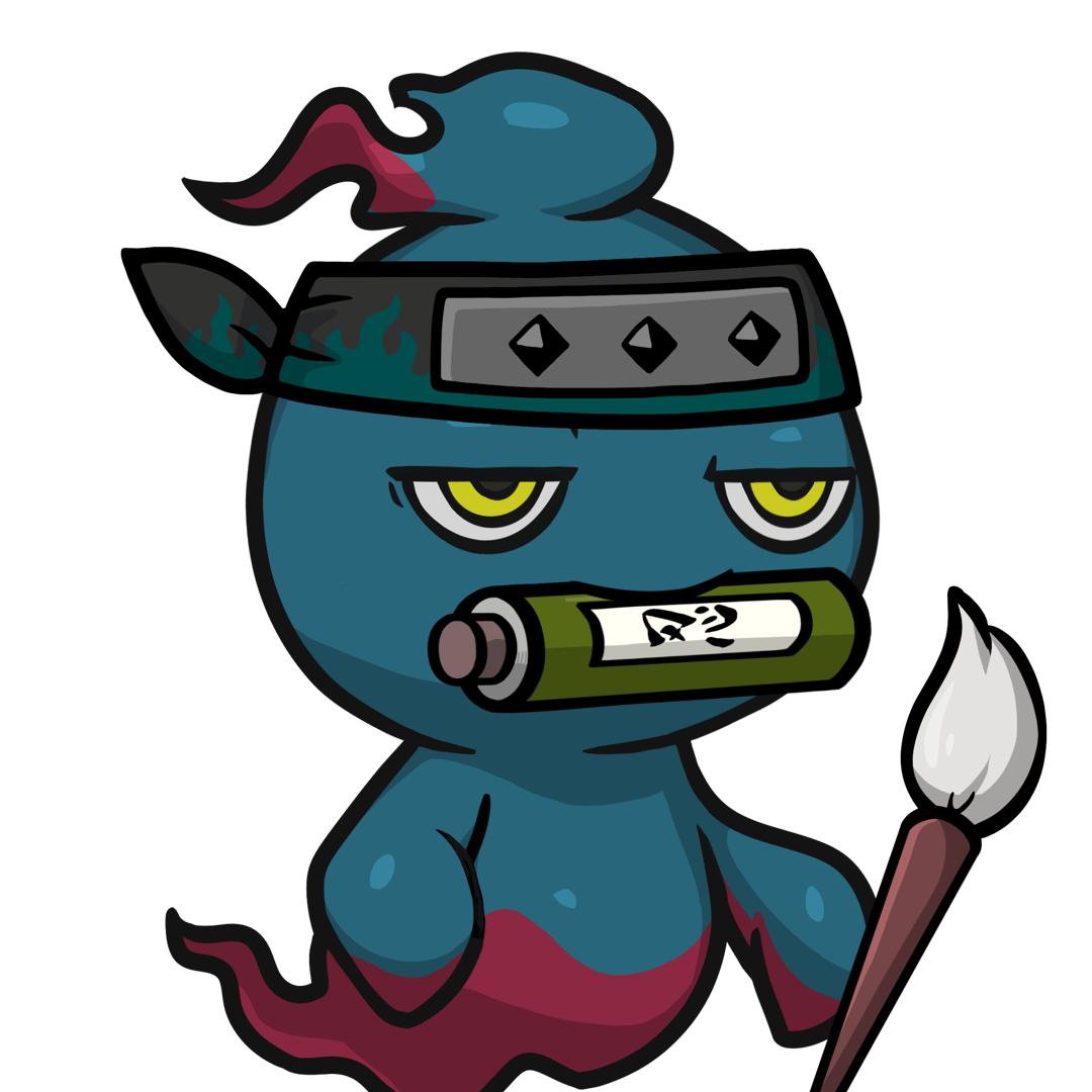 Mitama-Darkblue(scroll) #15028