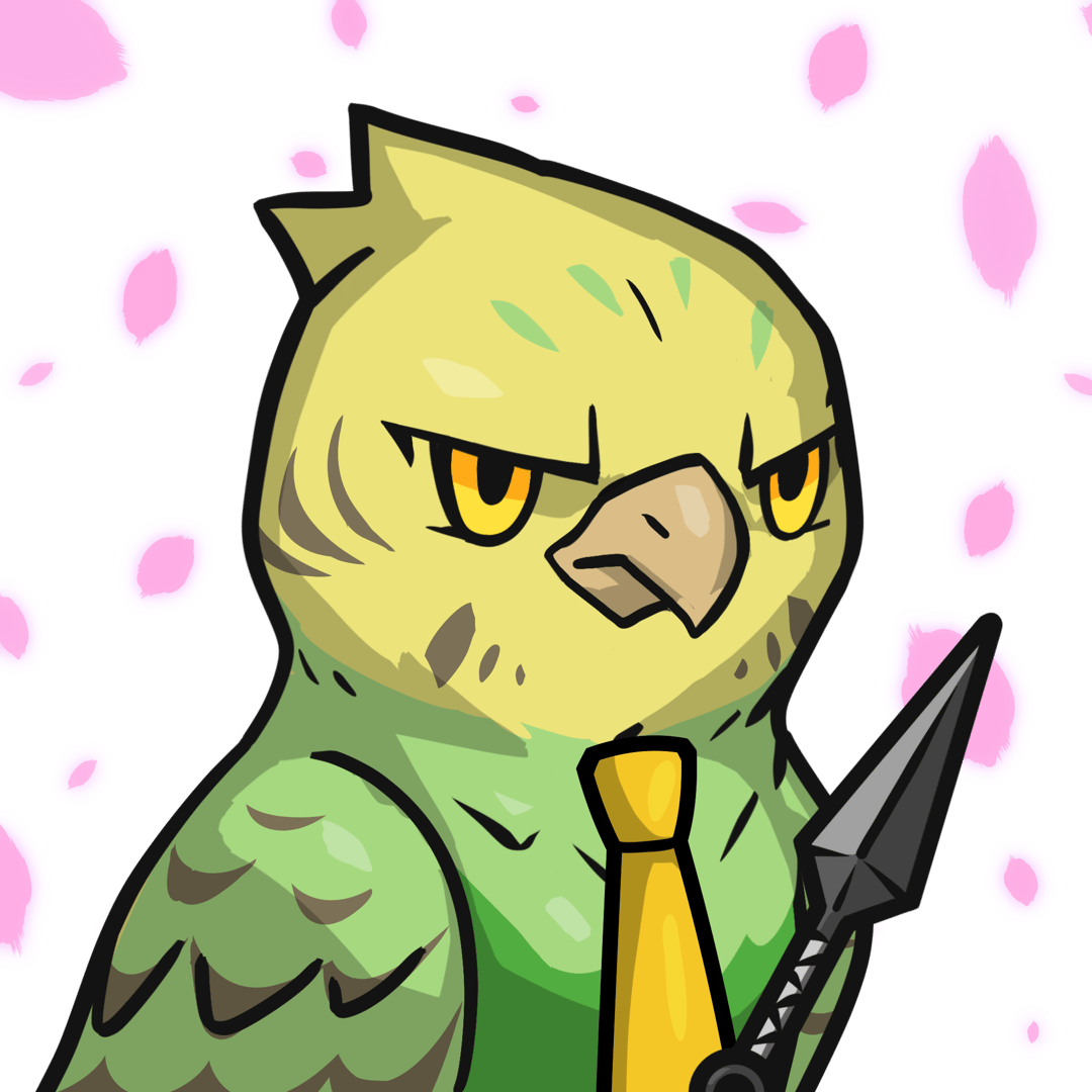 Narukami-Yellow budgie #15213