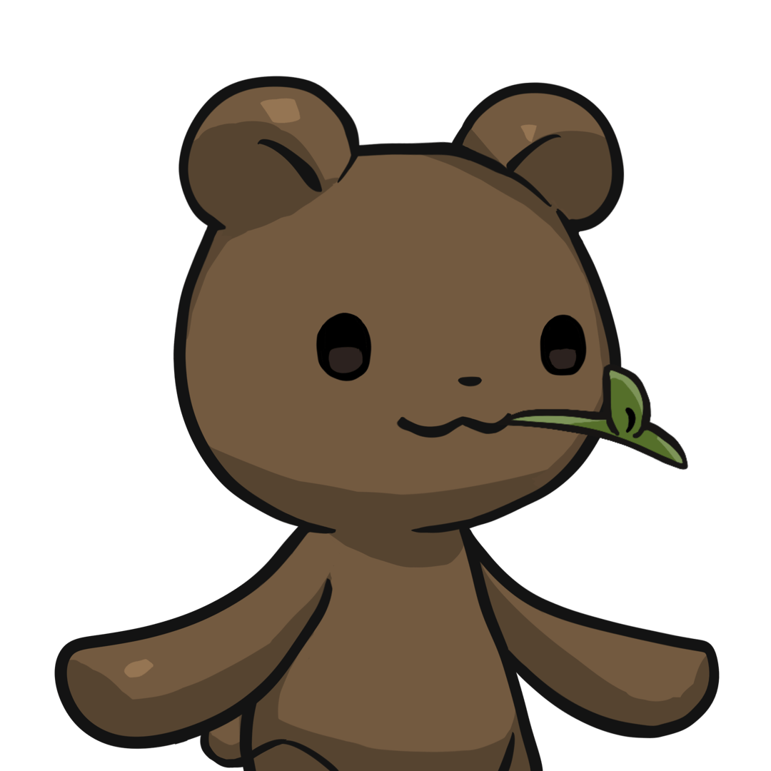 ［Locked］Leelee-Brown bear(leaf) #00155