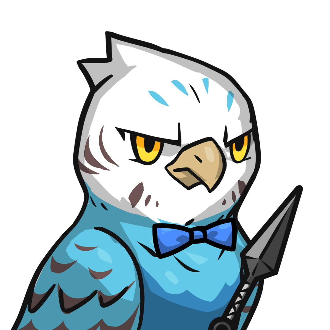 Narukami-Blue budgie #01574