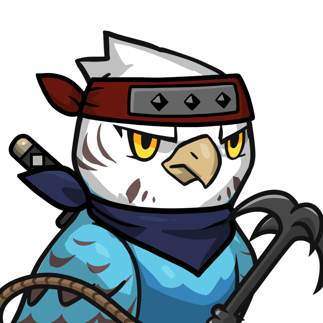 Narukami-Blue budgie #01581