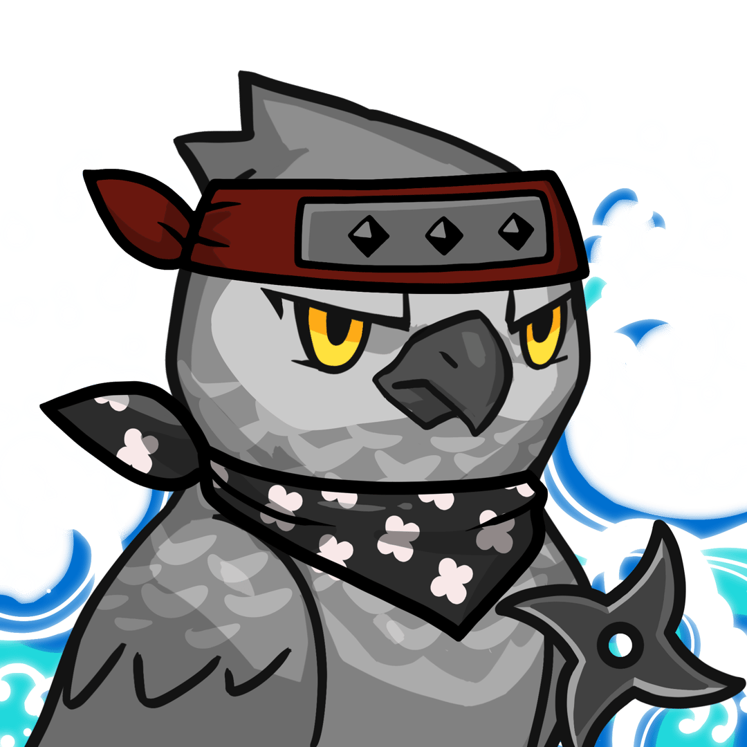 Narukami-Grey parrot #16278