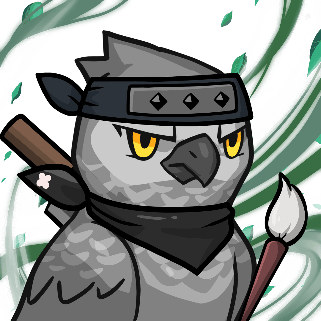 Narukami-Grey parrot #16489