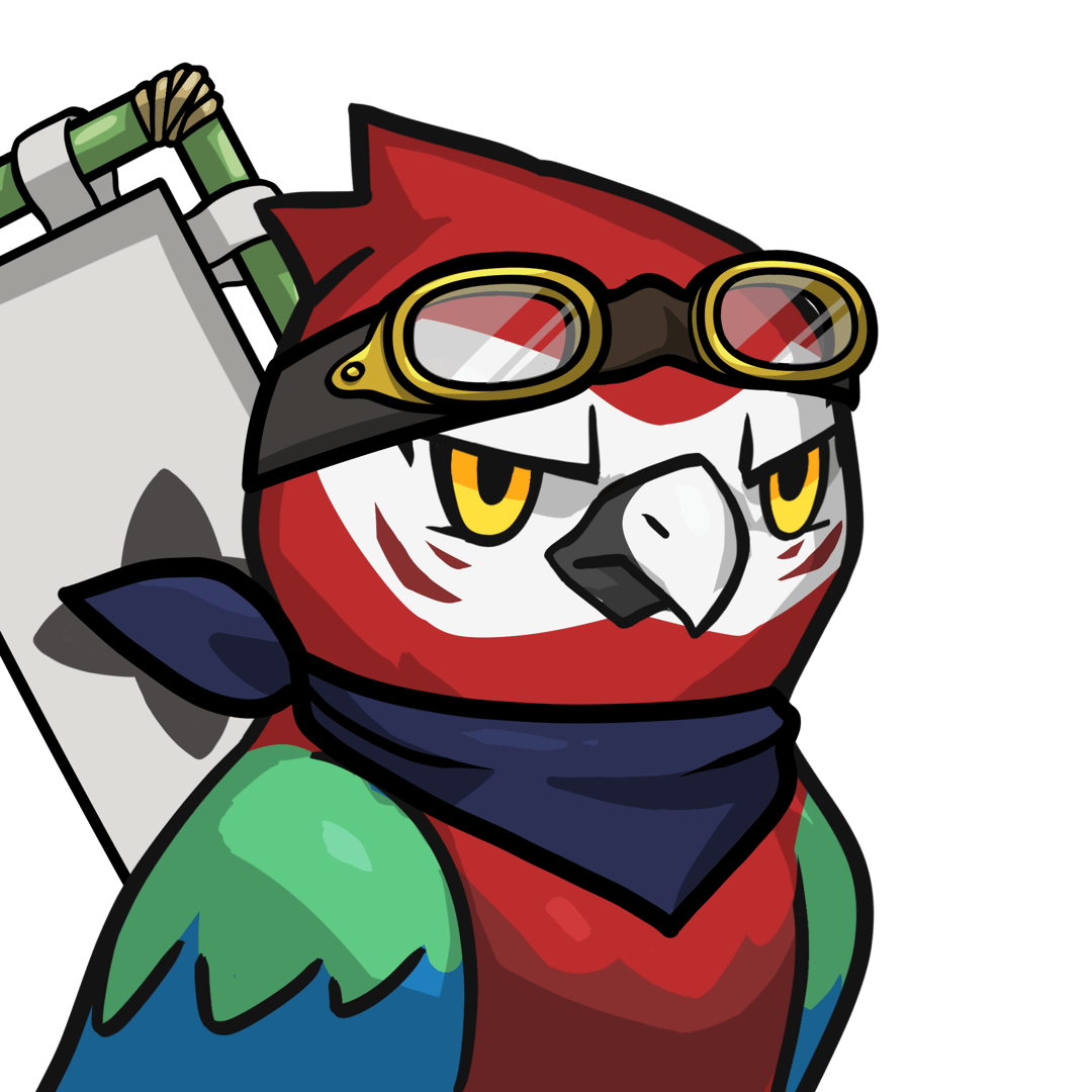 ［Locked］Narukami-Scarlet macaw #16494