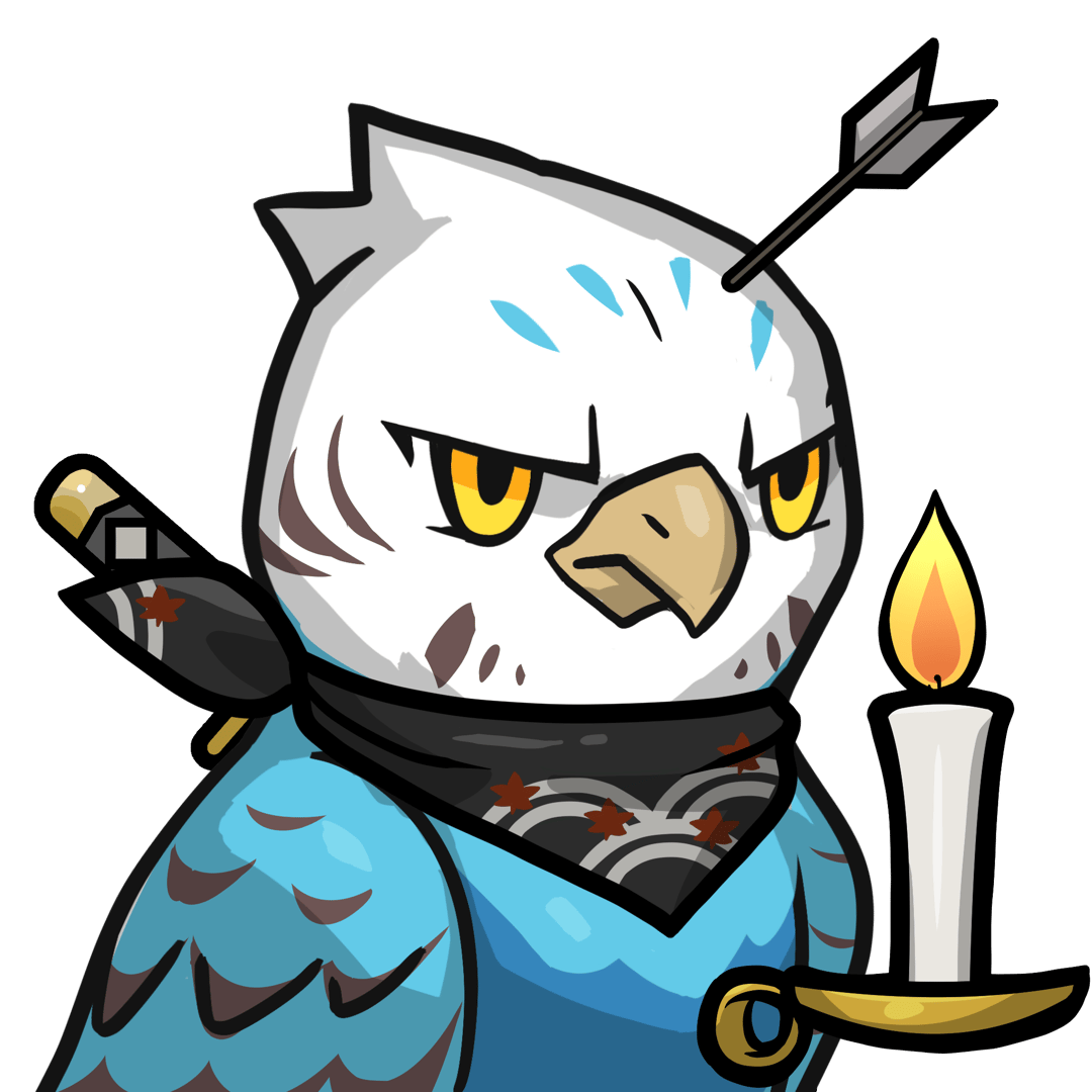 Narukami-Blue budgie #17178