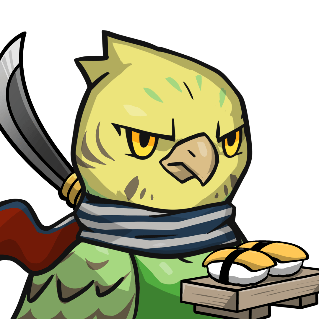 Narukami-Yellow budgie #17658