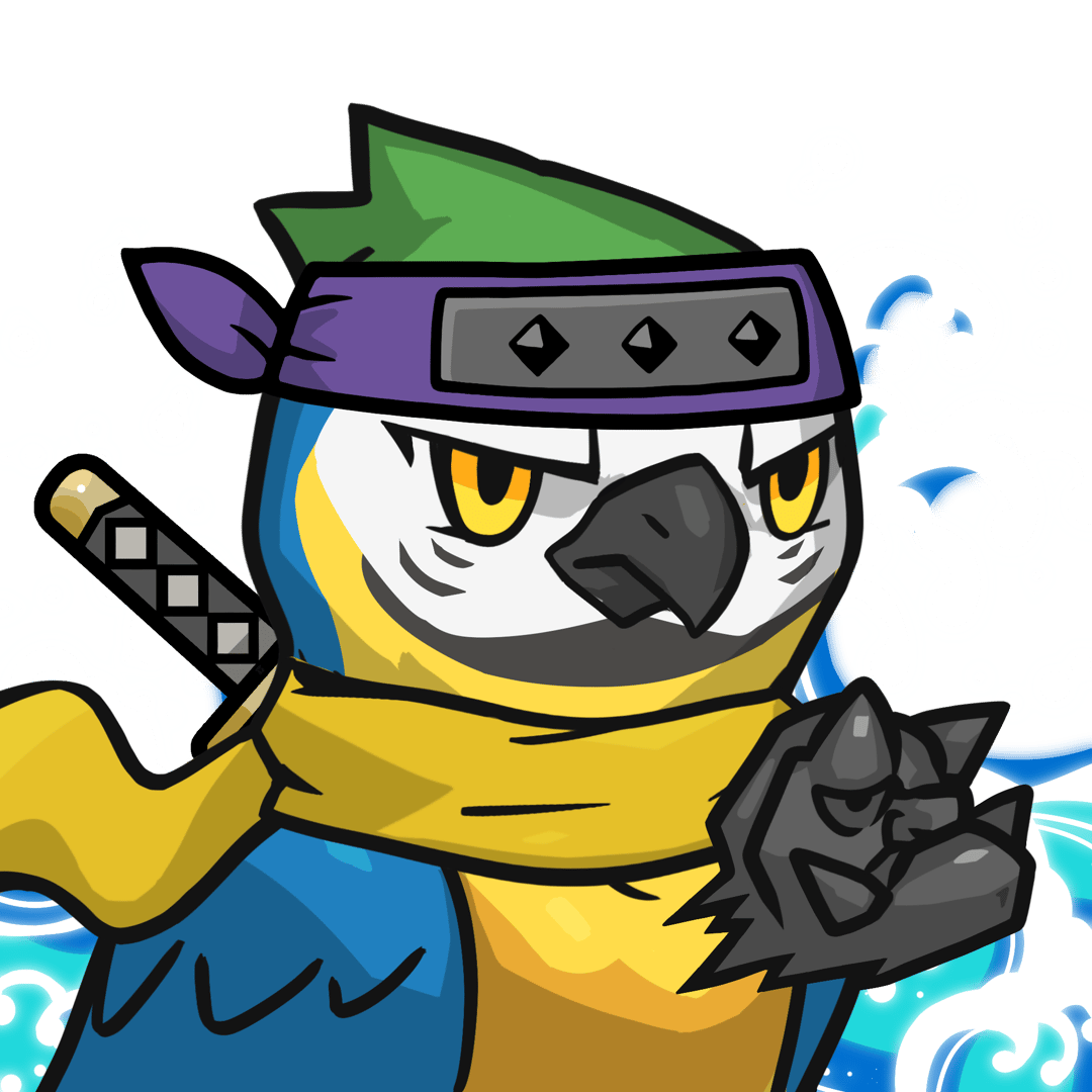 Narukami-Blue-and-white macaw #18110