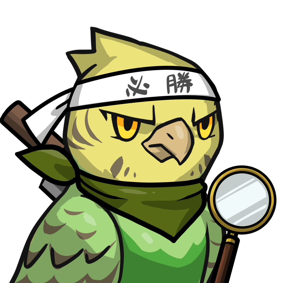 Narukami-Yellow budgie #18309