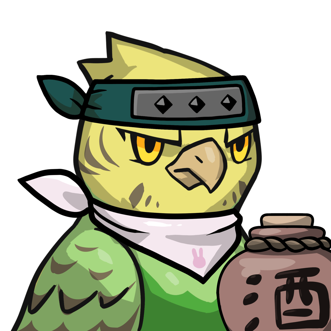 Narukami-Yellow budgie #01836