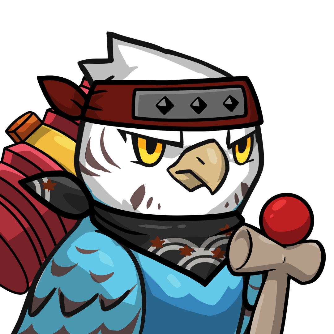 Narukami-Blue budgie #19018