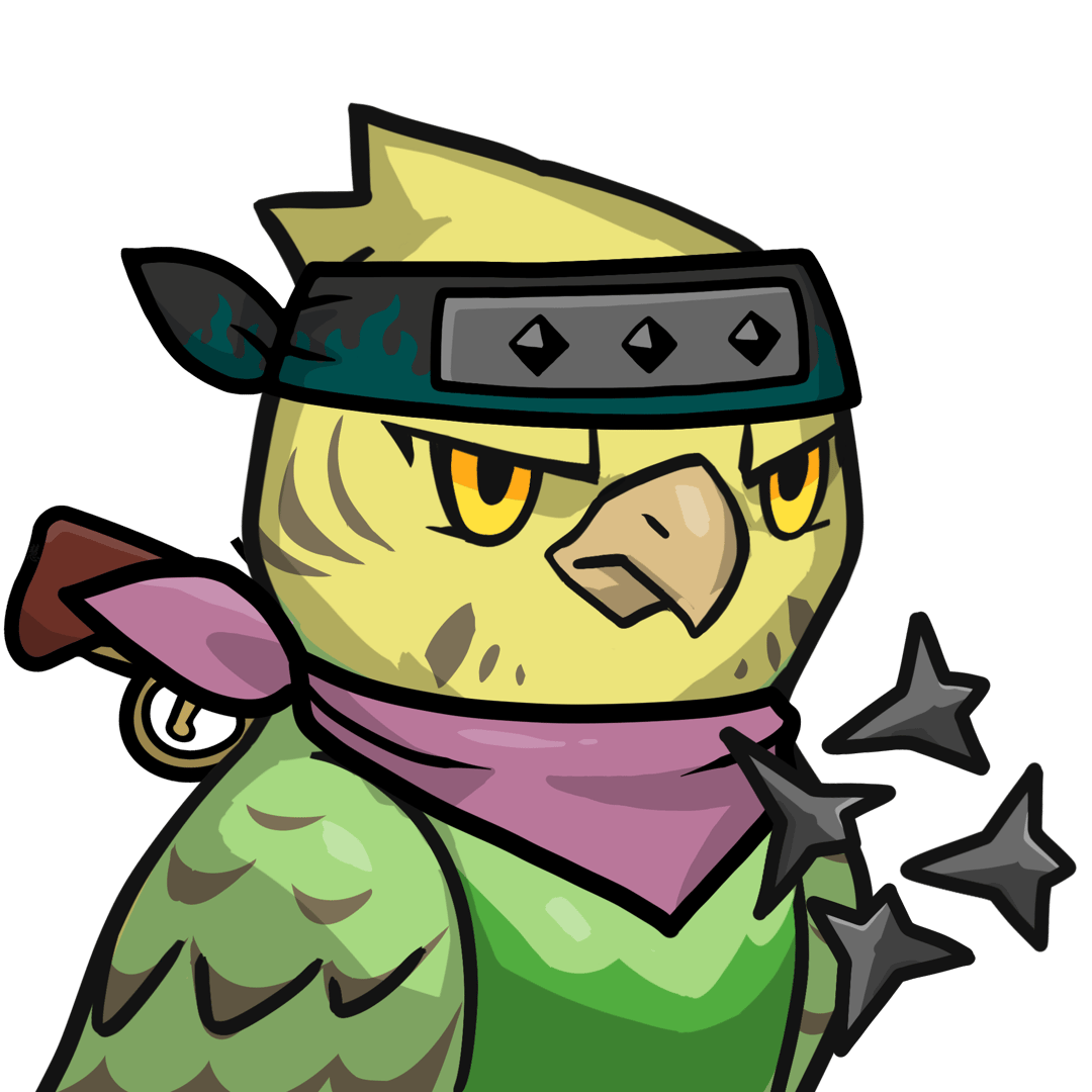 Narukami-Yellow budgie #21306