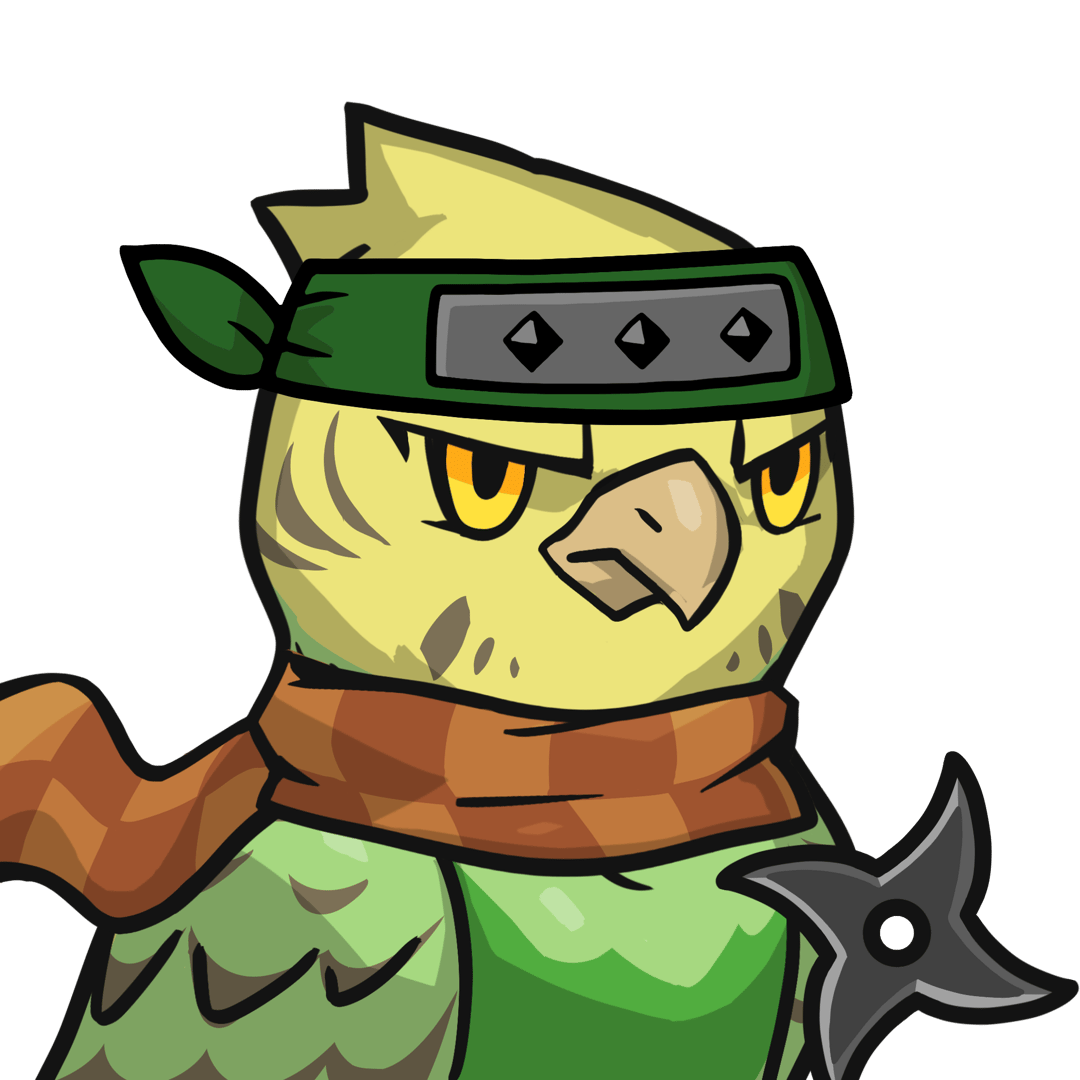 Narukami-Yellow budgie #21882