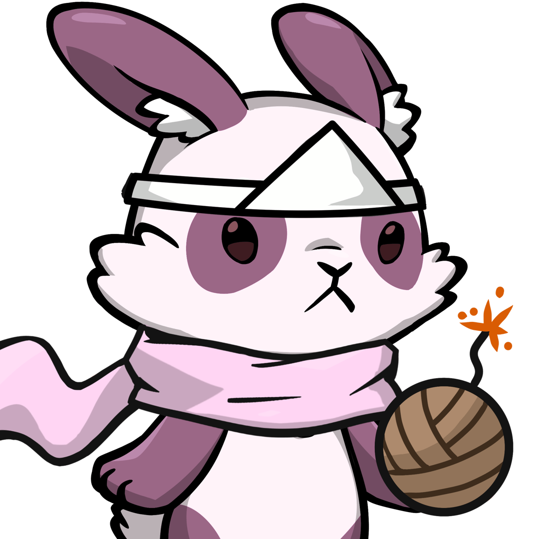 Luna-Pink panda #22331