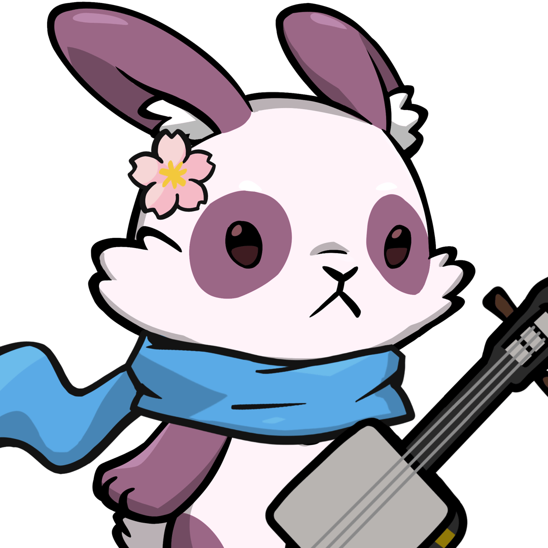 Luna-Pink panda #22375