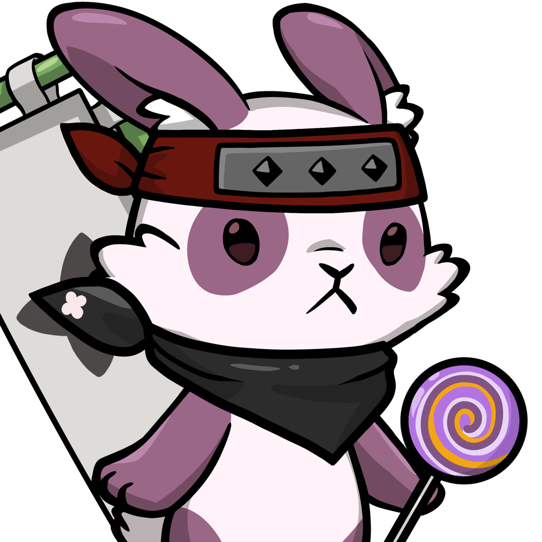 Luna-Pink panda #23904