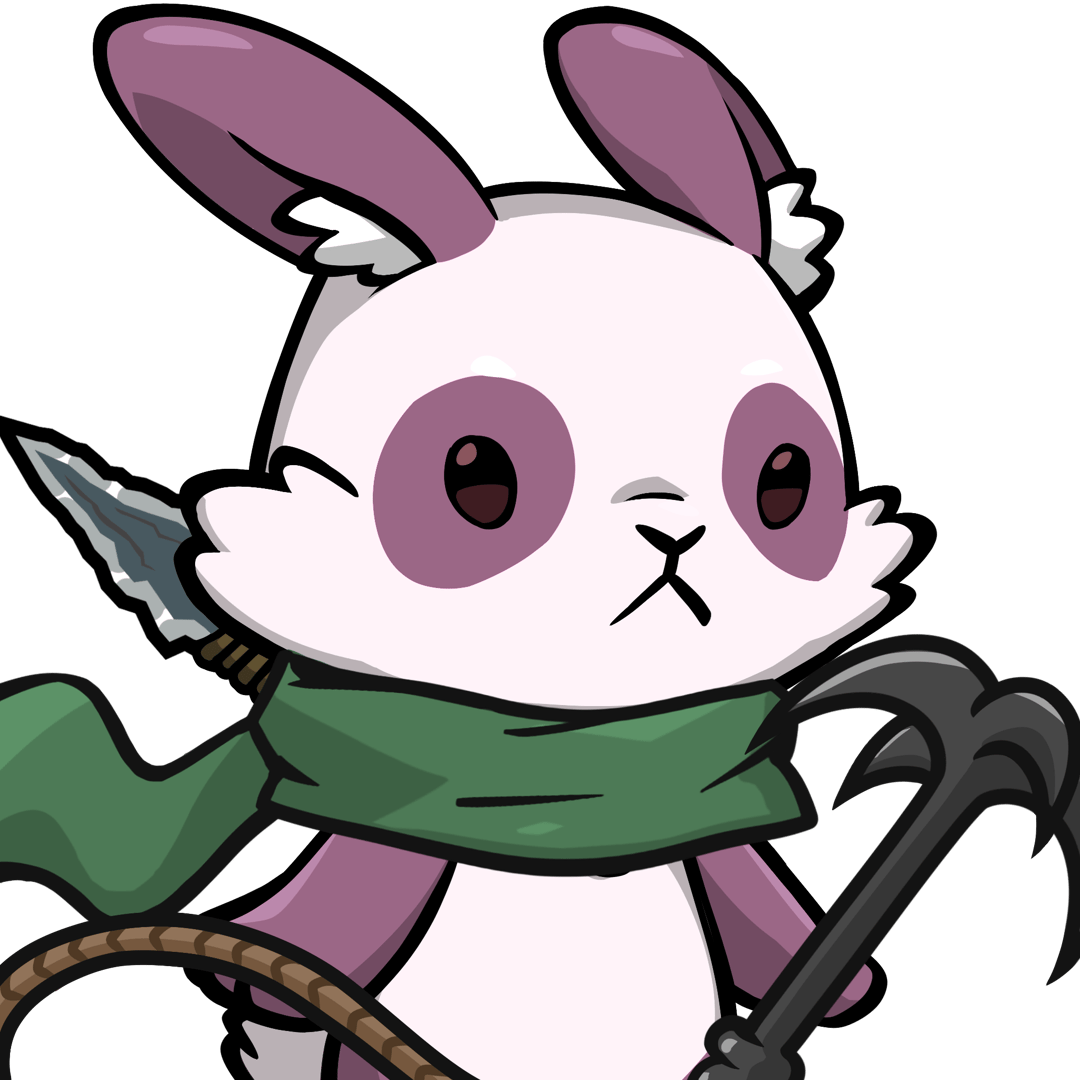 Luna-Pink panda #24055