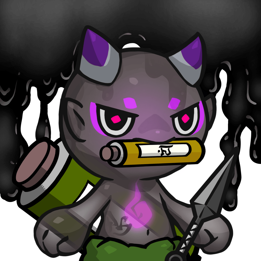 Yama-Transparent purple(scroll) #24568
