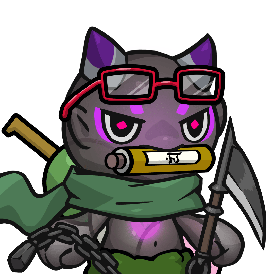 Yama-Transparent purple(scroll) #24986