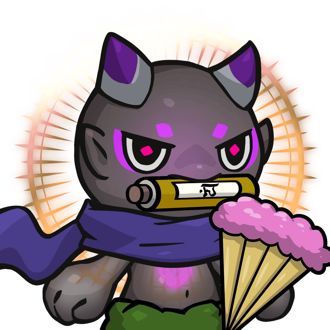 Yama-Transparent purple(scroll) #25828