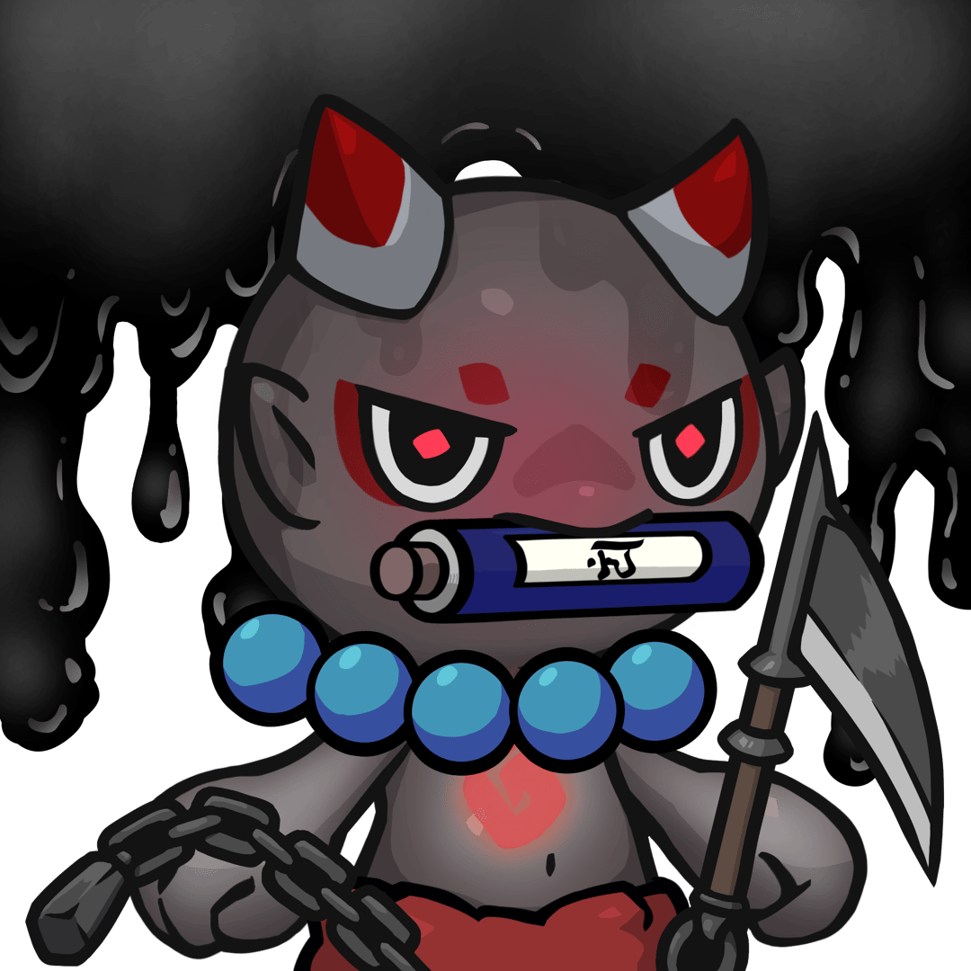 Yama-Transparent red(scroll) #26006