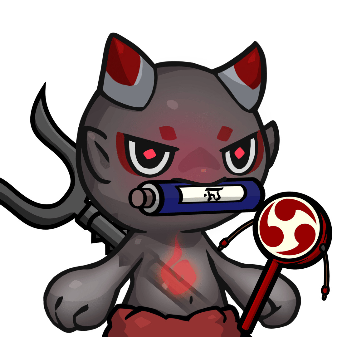 Yama-Transparent red(scroll) #26383