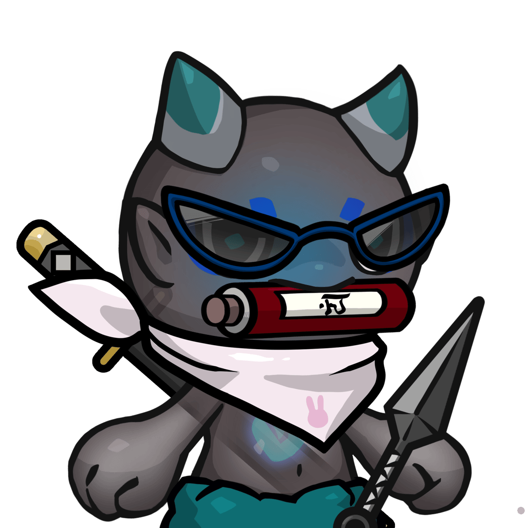 Yama-Transparent blue(scroll) #26387