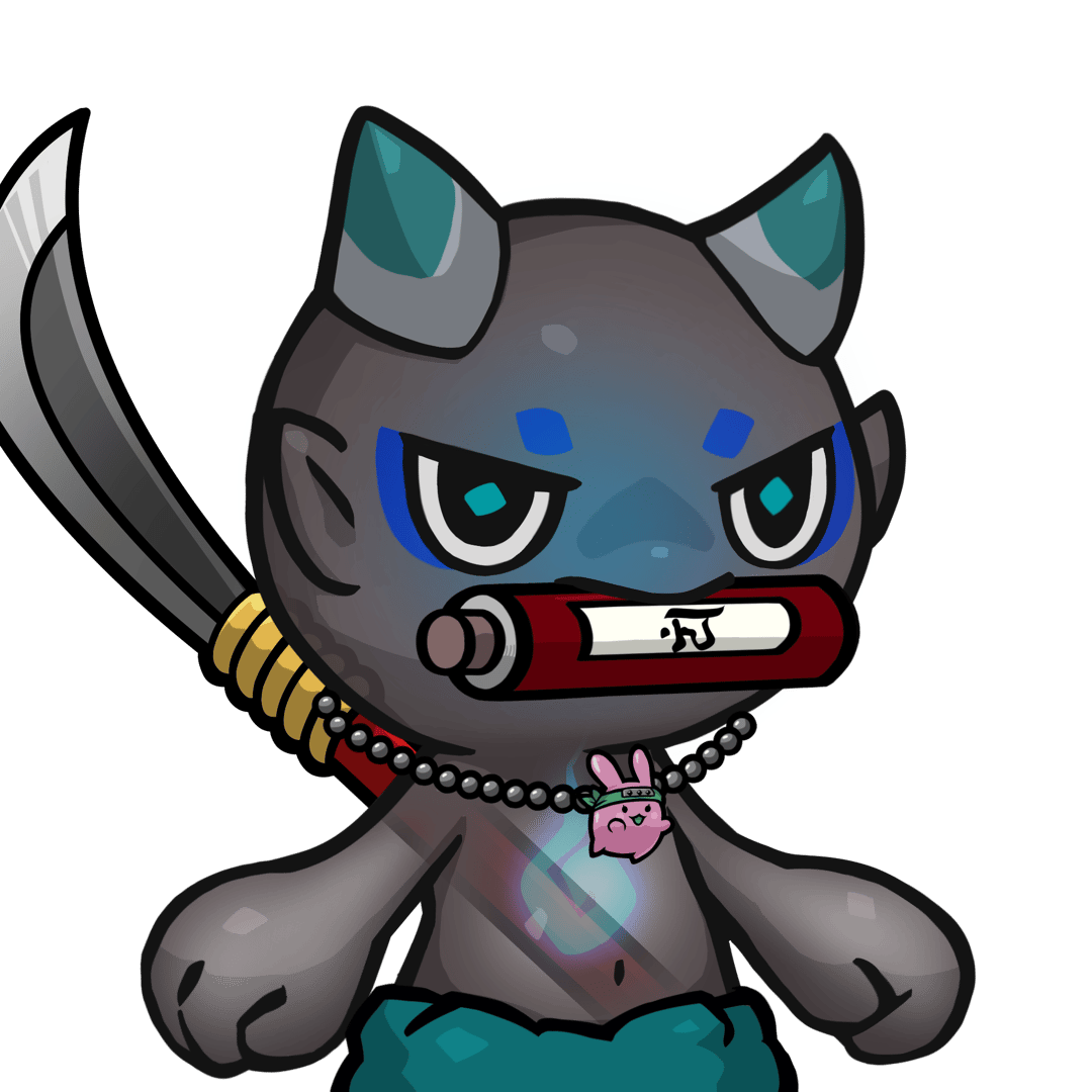 Yama-Transparent blue(scroll) #26409