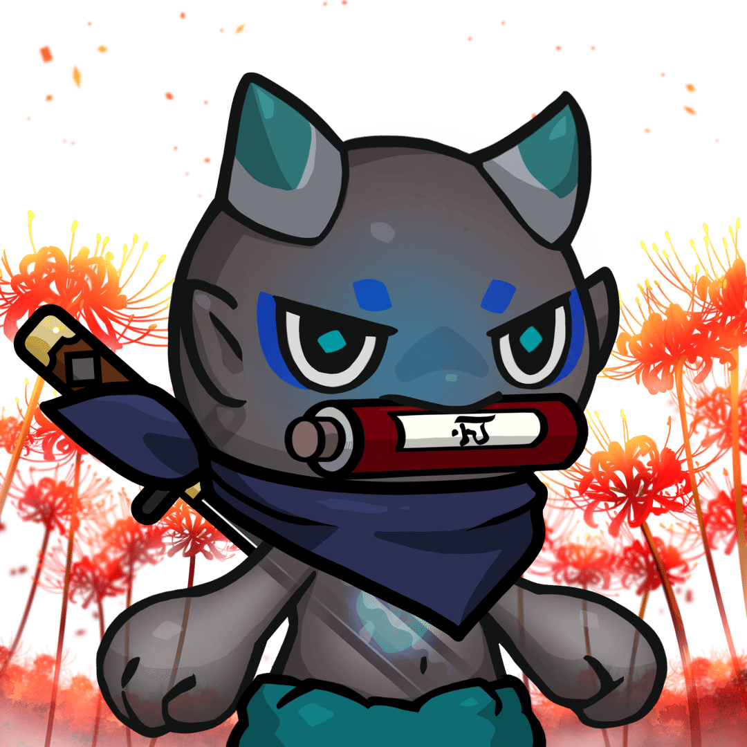 Yama-Transparent blue(scroll) #26583