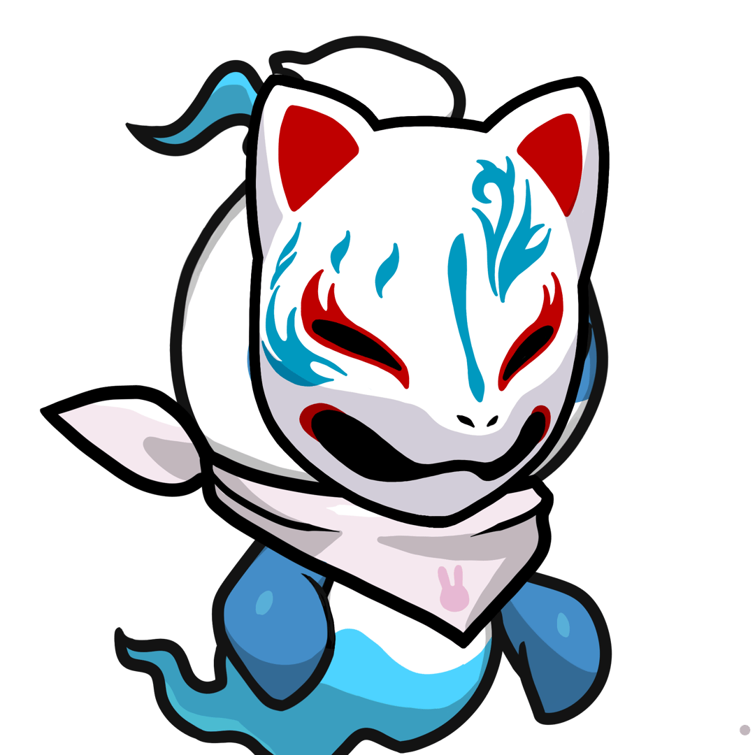 Mitama-Blue panda #02887