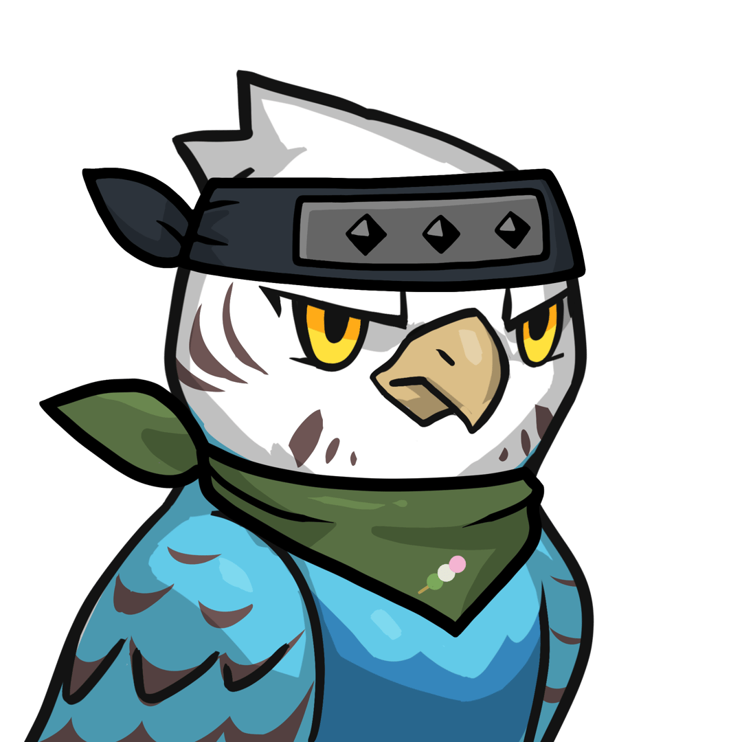 Narukami-Blue budgie #02915