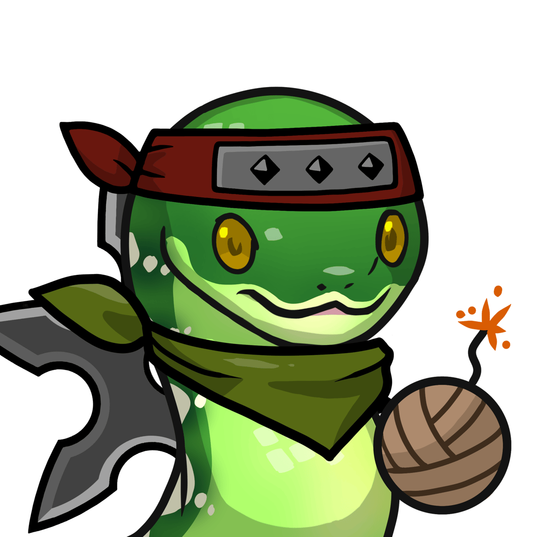 Orochi-Cute little greenie #00329