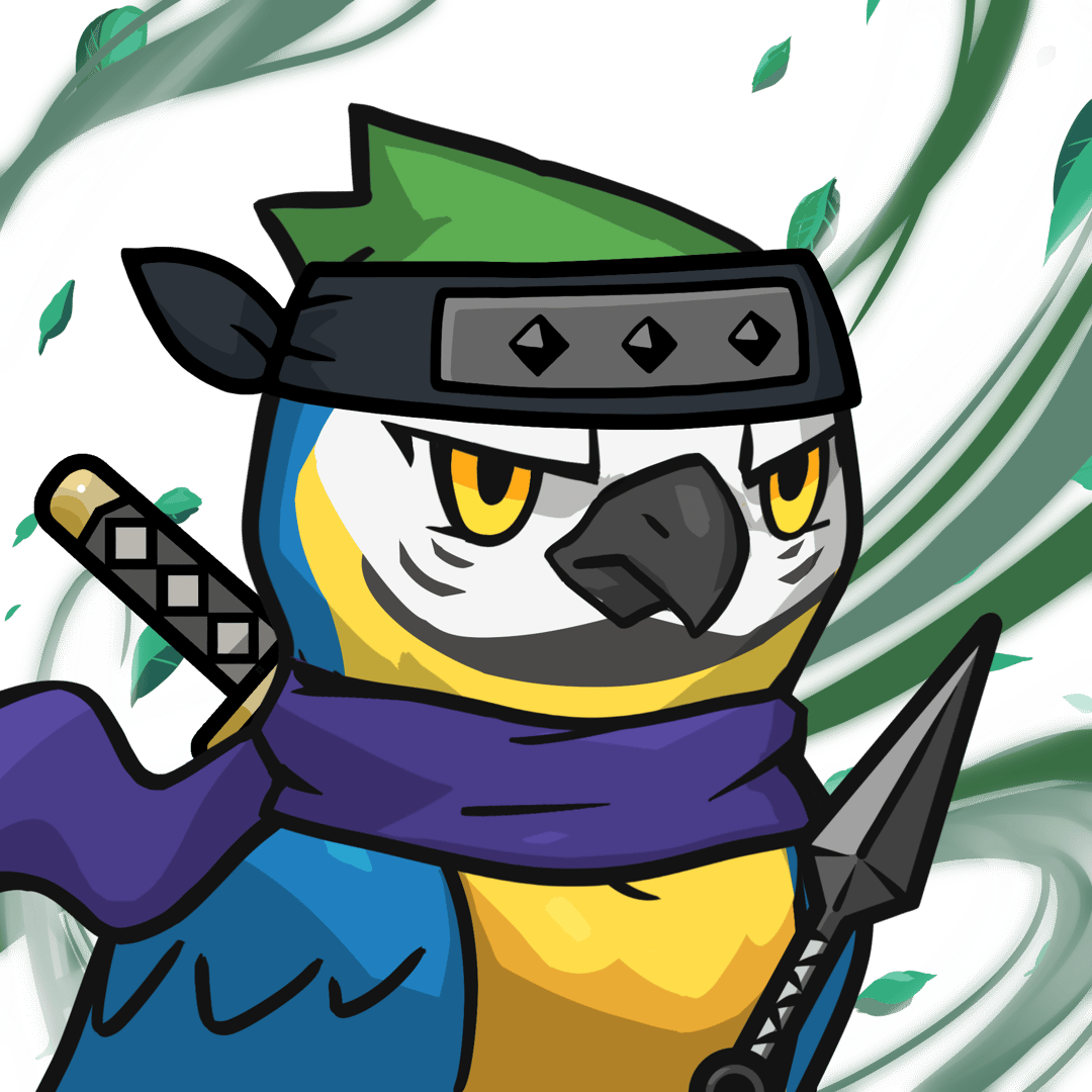 Narukami-Blue-and-white macaw #00332