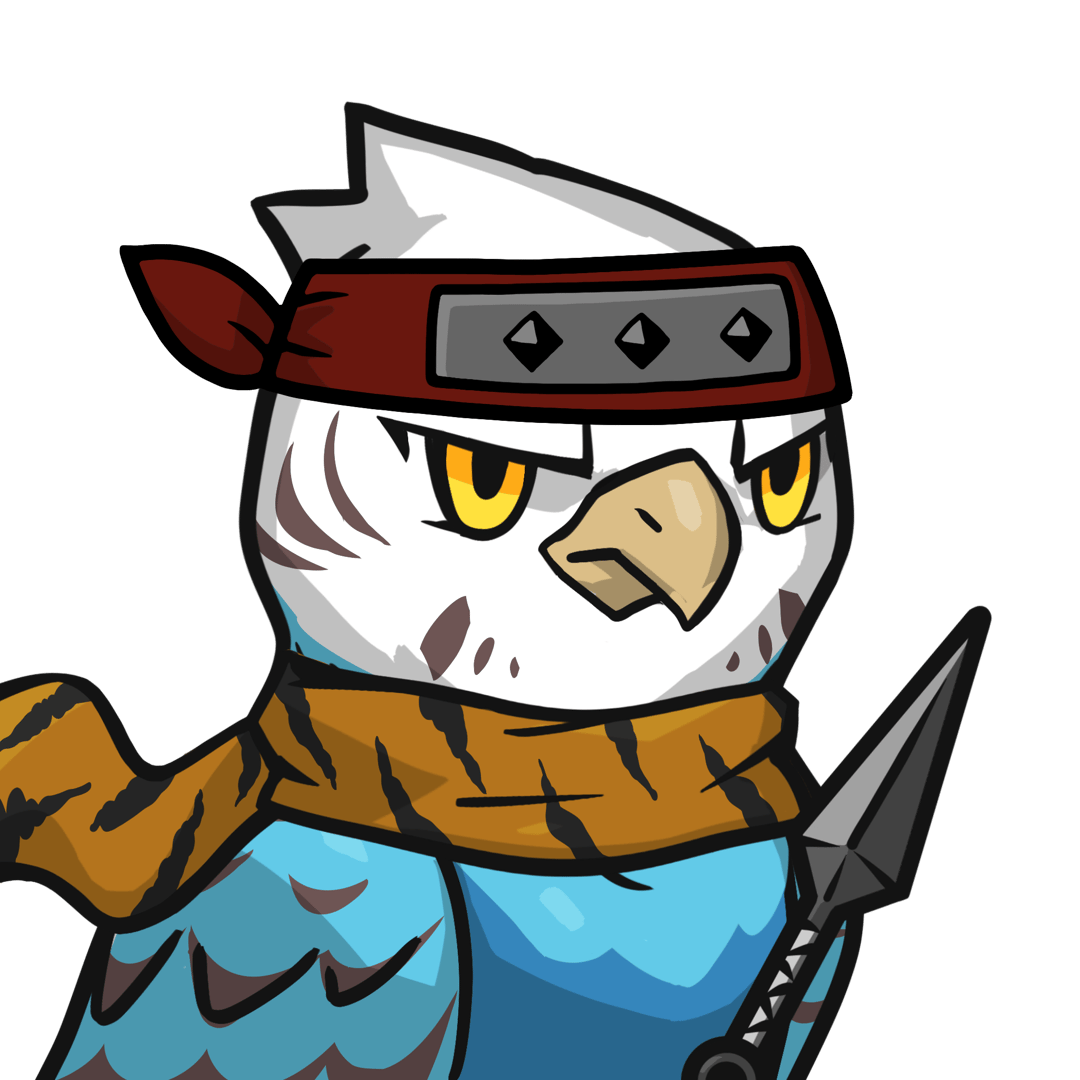 Narukami-Blue budgie #03723
