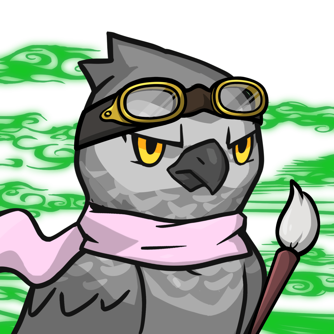 Narukami-Grey parrot #04437
